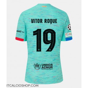 Barcelona Vitor Roque #19 Terza Maglia 2023-24 Manica Corta